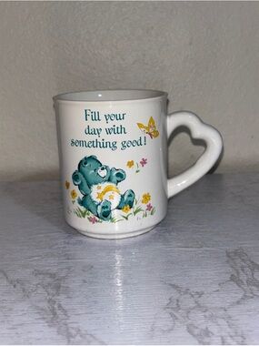 VNTG 80s Care Bear Coffee Cup by American Greetings CLEAN!